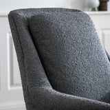 Amos Brompton Armchair Dark Grey Linen –  from Amos Lighting + Home