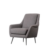 Amos Brompton Armchair Dark Grey Linen –  from Amos Lighting + Home