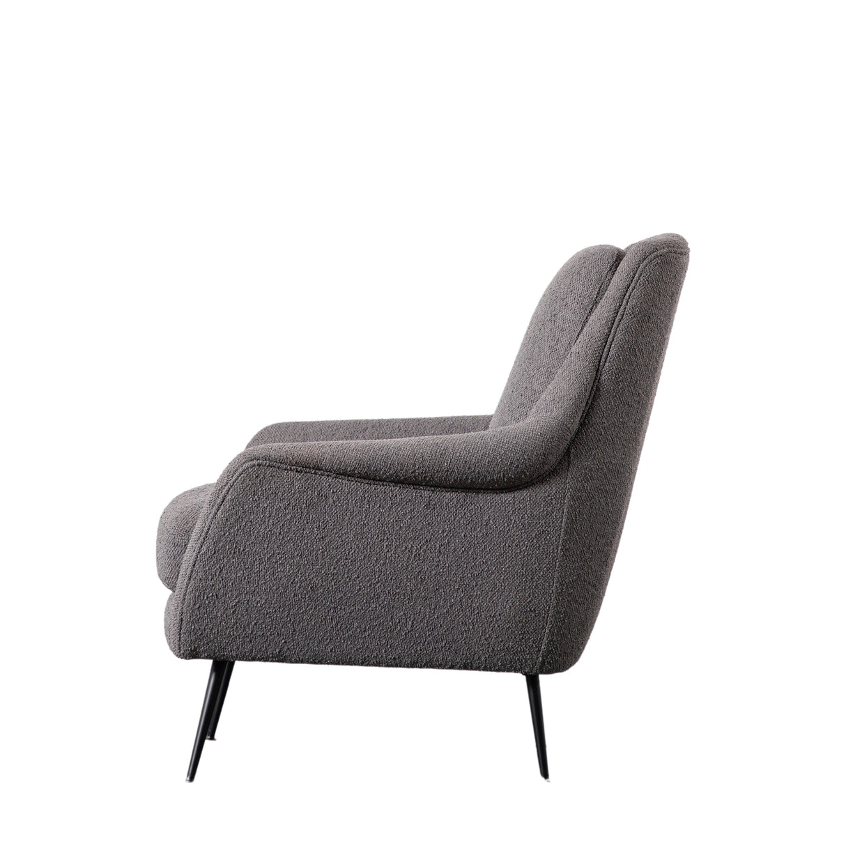 Amos Brompton Armchair Dark Grey Linen –  from Amos Lighting + Home