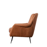 Amos Brompton Armchair Brown Leather –  from Amos Lighting + Home