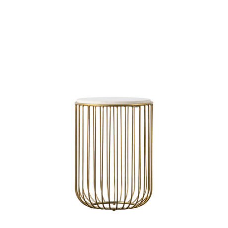 Amos Riley Side Table Gold –  from Amos Lighting + Home