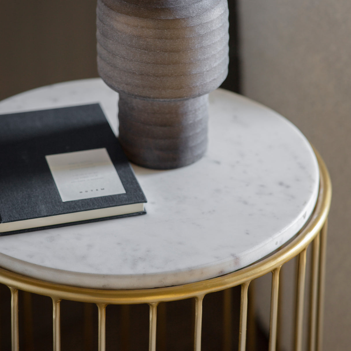 Amos Riley Side Table Gold –  from Amos Lighting + Home