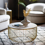 Amos Riley Coffee Table Gold –  from Amos Lighting + Home