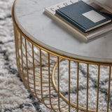 Amos Riley Coffee Table Gold –  from Amos Lighting + Home