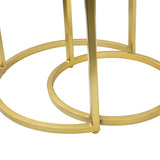 Amos Rowe Nest of Two Tables Gold –  from Amos Lighting + Home