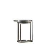 Amos Rowe Nest of Two Tables Silver –  from Amos Lighting + Home