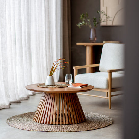 Amos Brookland Slatted Coffee Table from Amos Lighting + Home