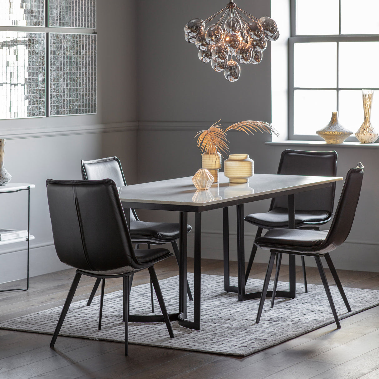 Amos Everton Dining Table Black  –  from Amos Lighting + Home