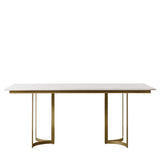 Amos Everton Dining Table Gold  –  from Amos Lighting + Home