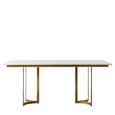 Amos Everton Dining Table Gold  –  from Amos Lighting + Home