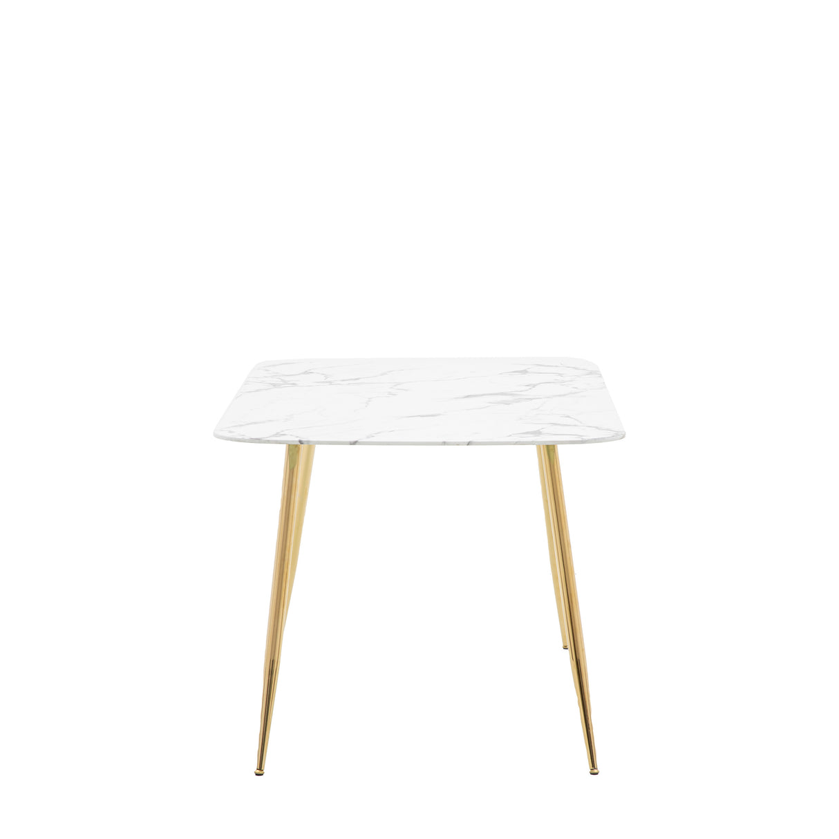 Amos Evans Dining Table White Effect  –  from Amos Lighting + Home