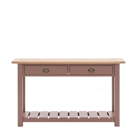 Amos Eton 2 Drawer Console Clay   –  from Amos Lighting + Home