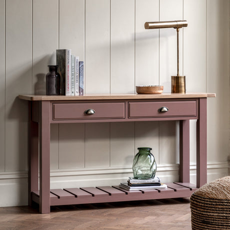 Amos Eton 2 Drawer Console Clay   –  from Amos Lighting + Home