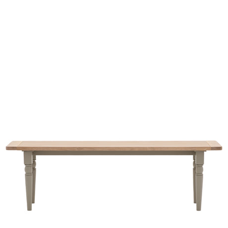 Amos Eton Dining Bench Prairie  –  from Amos Lighting + Home