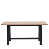 Amos Eton Trestle Table Meteor  –  from Amos Lighting + Home