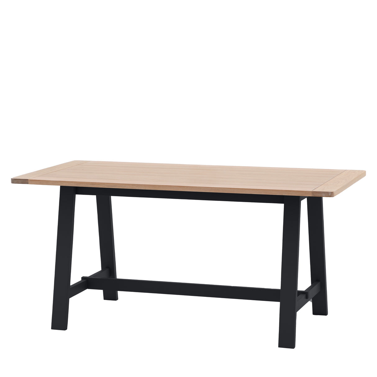 Amos Eton Trestle Table Meteor  –  from Amos Lighting + Home