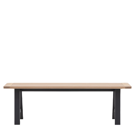 Amos Eton Trestle Bench Meteor  –  from Amos Lighting + Home