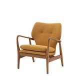 Amos Jensen Armchair Ochre  –  from Amos Lighting + Home