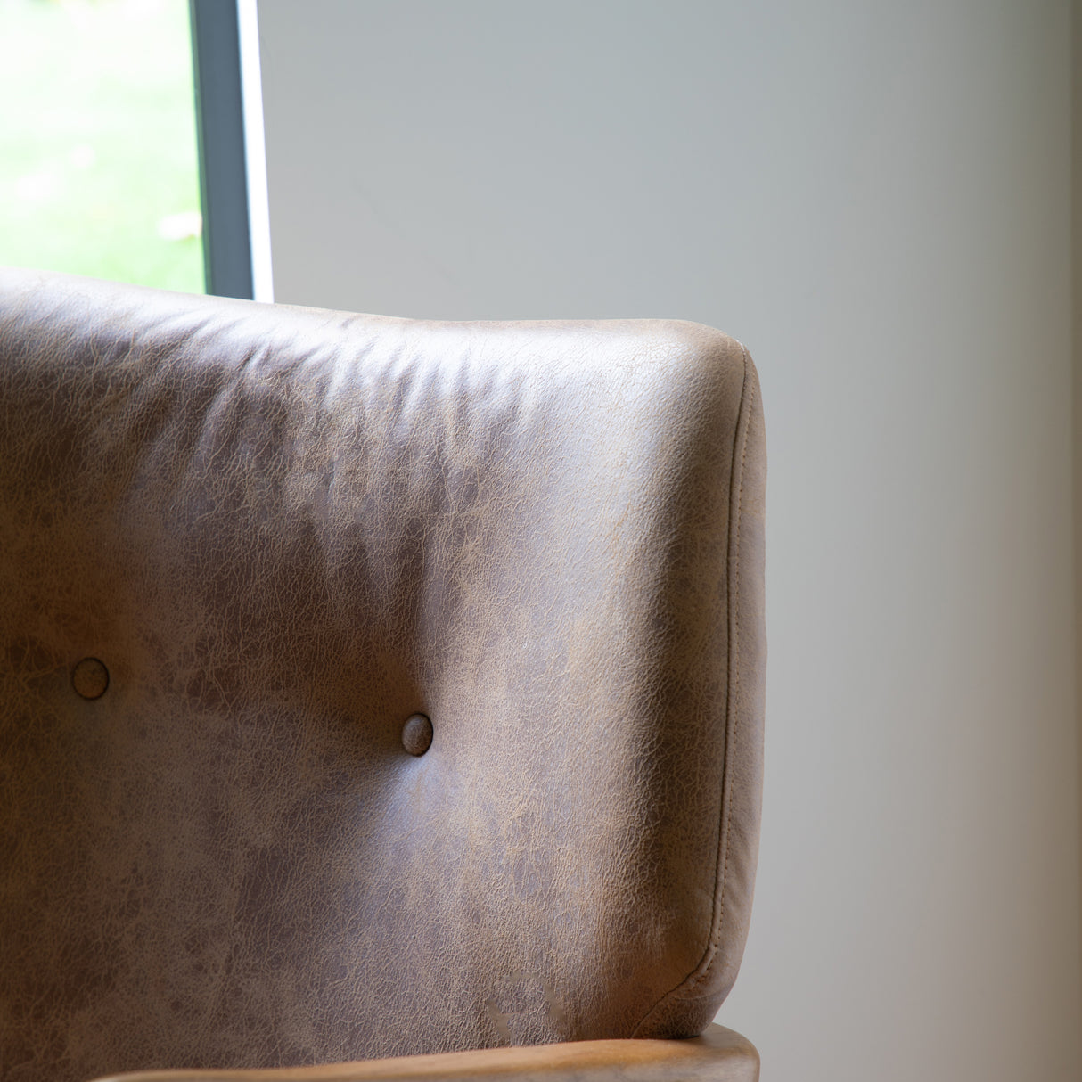 Amos Jensen Armchair Brown Leather  –  from Amos Lighting + Home