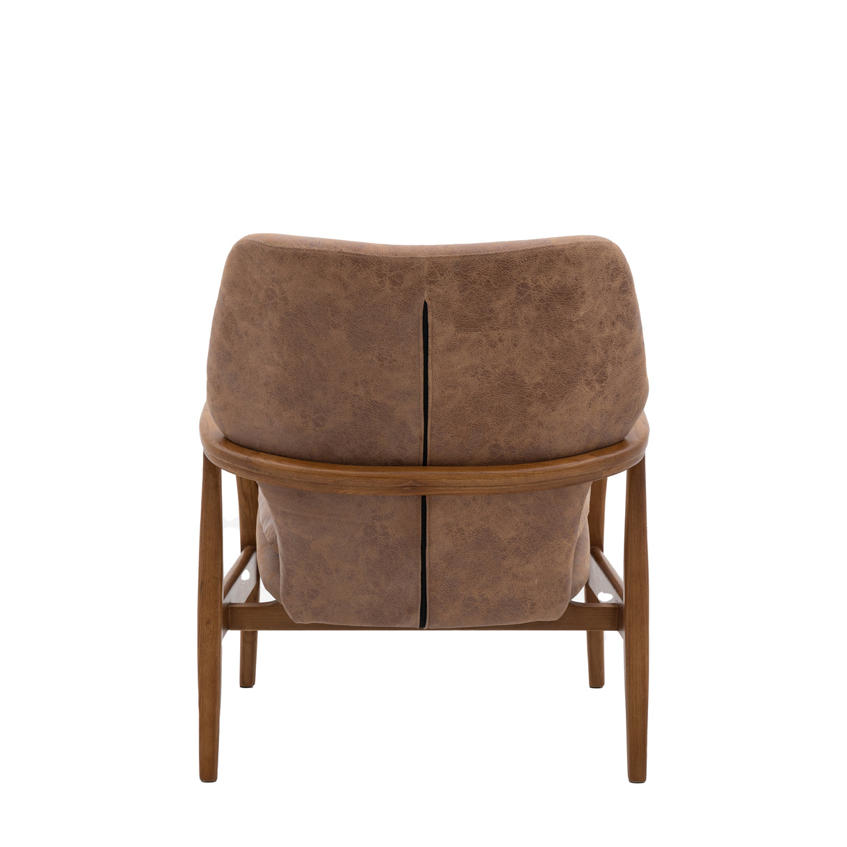 Amos Jensen Armchair Brown Leather  –  from Amos Lighting + Home