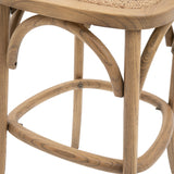 Amos Cafe Stool Natural/Rattan (2pk) from Amos Lighting + Home