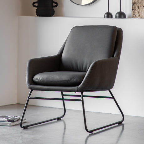 Amos Funton Chair Charcoal  –  from Amos Lighting + Home