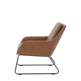 Amos Funton Chair Brown  –  from Amos Lighting + Home