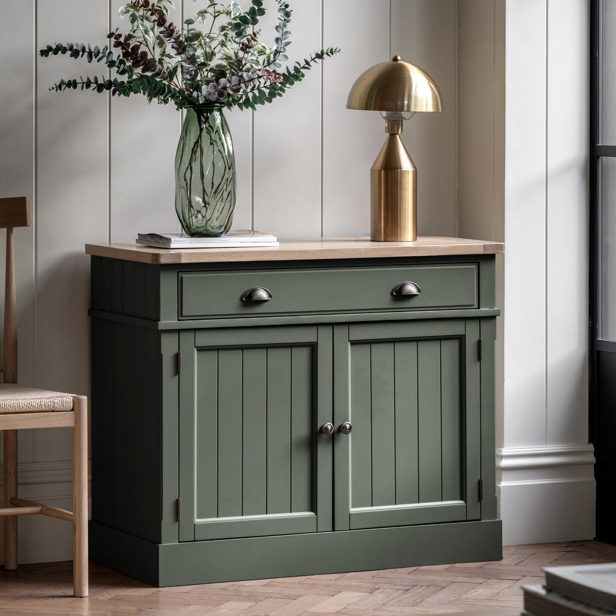 Amos Eton 2 Door Sideboard Moss from Amos Lighting + Home