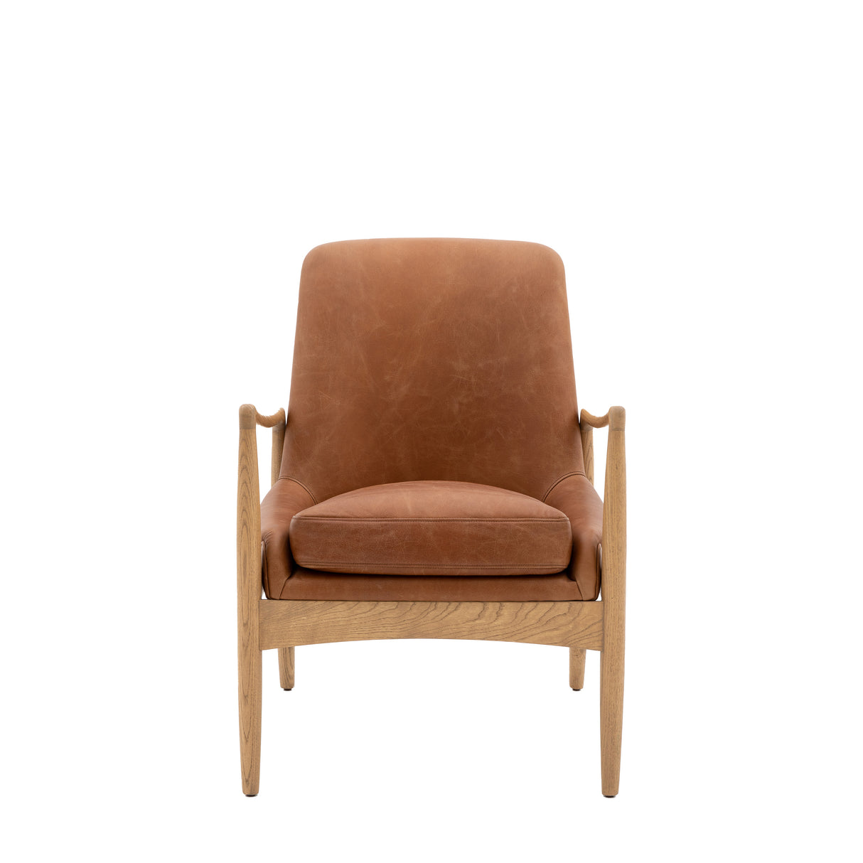 Amos Carrera Armchair Brown Leather  –  from Amos Lighting + Home