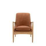 Amos Carrera Armchair Brown Leather  –  from Amos Lighting + Home