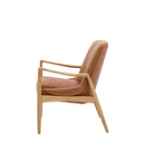 Amos Carrera Armchair Brown Leather  –  from Amos Lighting + Home