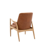 Amos Carrera Armchair Brown Leather  –  from Amos Lighting + Home