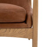 Amos Carrera Armchair Brown Leather  –  from Amos Lighting + Home