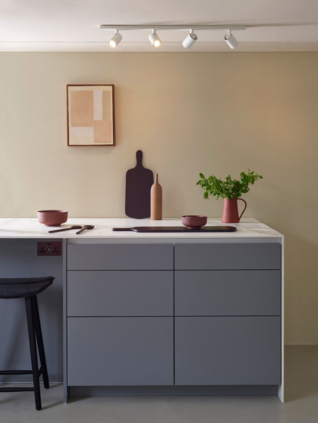 Astro Ascoli Four Bar Textured White Interior Spotlight