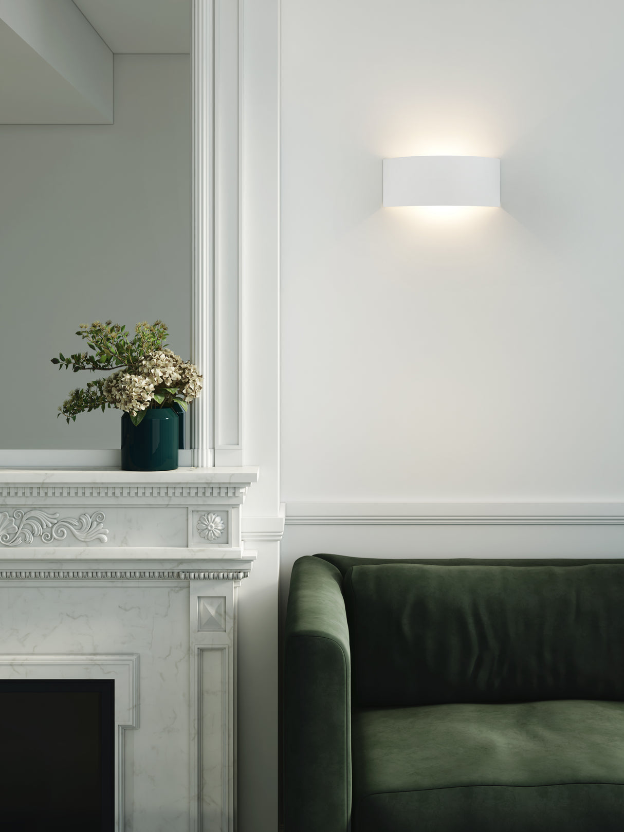 Astro Parallel Ceramic Interior Wall Light