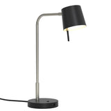 Astro Miura Desk Lamp Base USB Matt Nickel Interior Table Light
