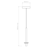 Astro Tacoma Pendant Antique Brass Interior Pendant Light