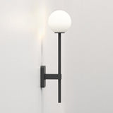 Astro Tacoma Single Grande Matt Black Bathroom Wall Light