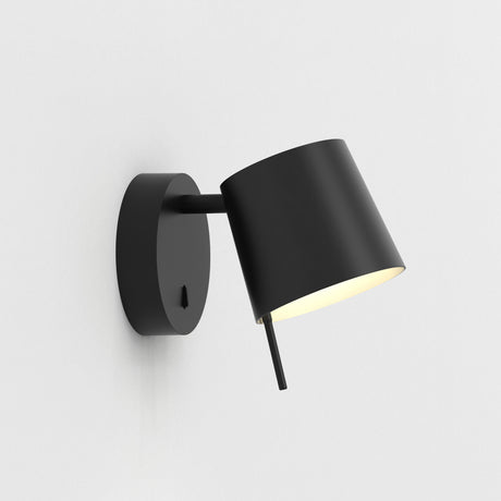 Astro Miura Wall Base Matt Black Interior Wall Light