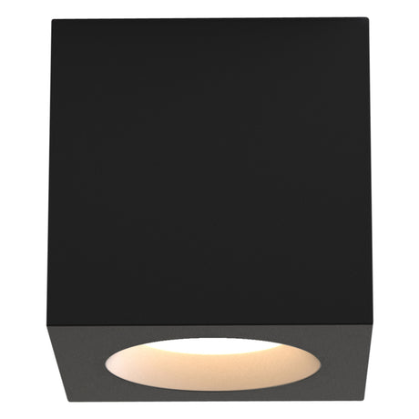 Astro Kos Square II Textured Black Outdoor Downlight