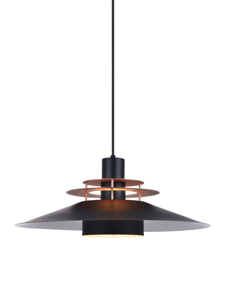 Halo Design Rivoli Pendant Ø50 Black & Copper