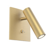 Astro Enna Recess Square Switched LED Matt Gold Interior Reading Light