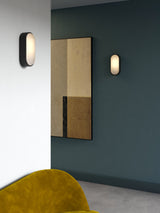 Astro Montreal Oval Textured Black Outdoor Wall Light