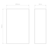 Astro Serifos 170 LED 2700K Plaster Interior Wall Light