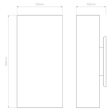 Astro Comino 155 Plaster Interior Wall Light
