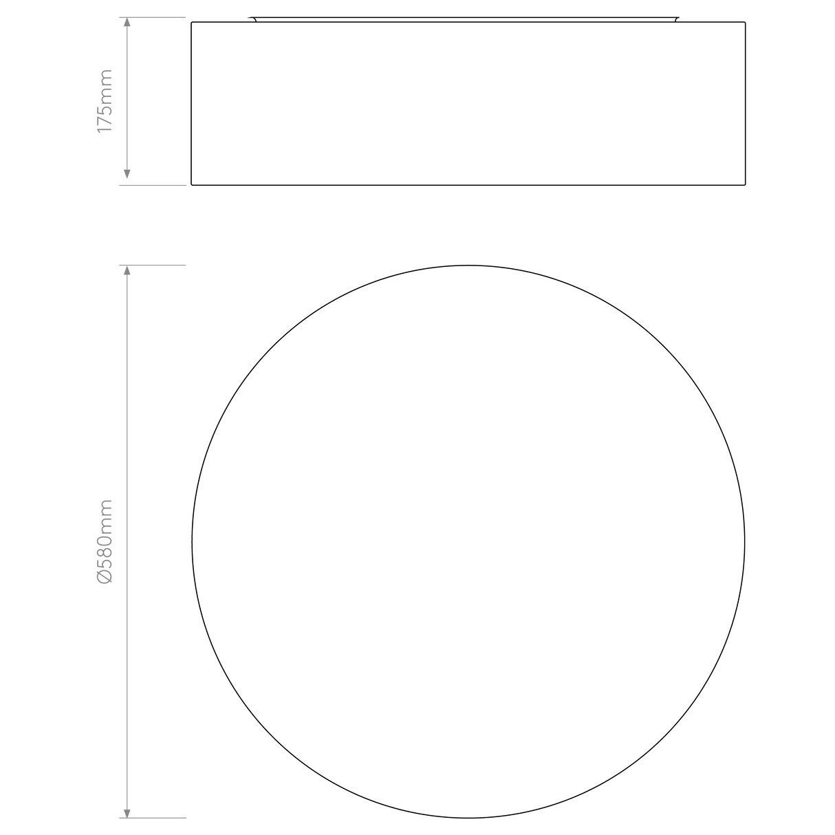 Astro Cambria 580 Interior Ceiling Light White