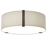 Astro Salina 400 Interior Ceiling Light Putty Fabric/Bronze