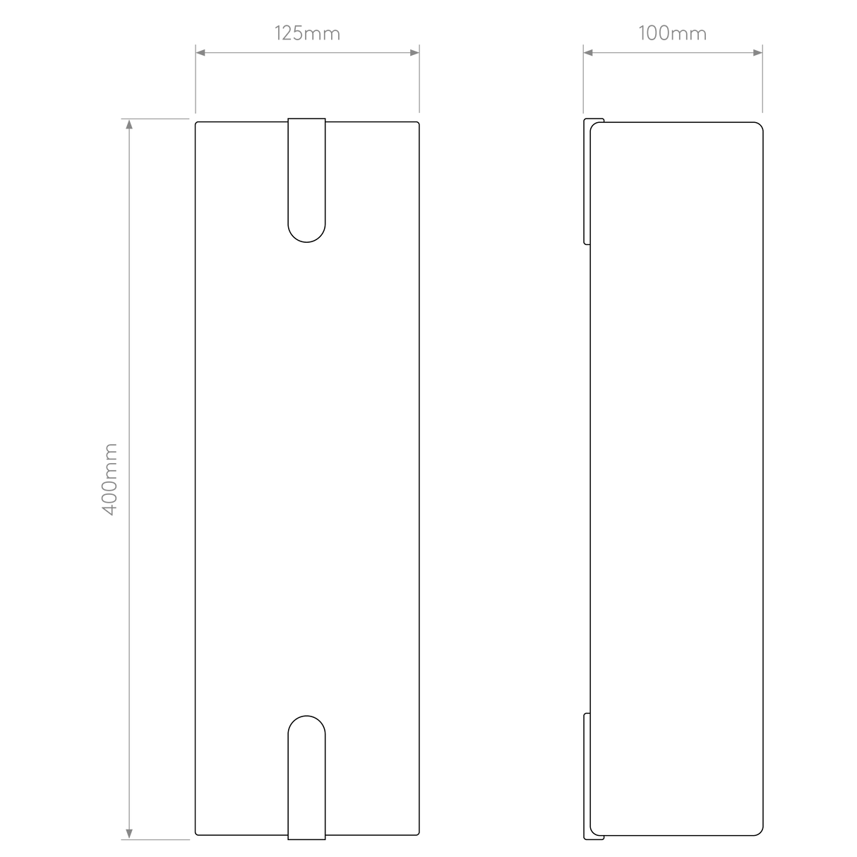 Astro Elba 400 Wall Interior Wall Light White Fabric/Bronze