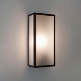 Astro Messina Sensor Textured Black Outdoor Wall Light