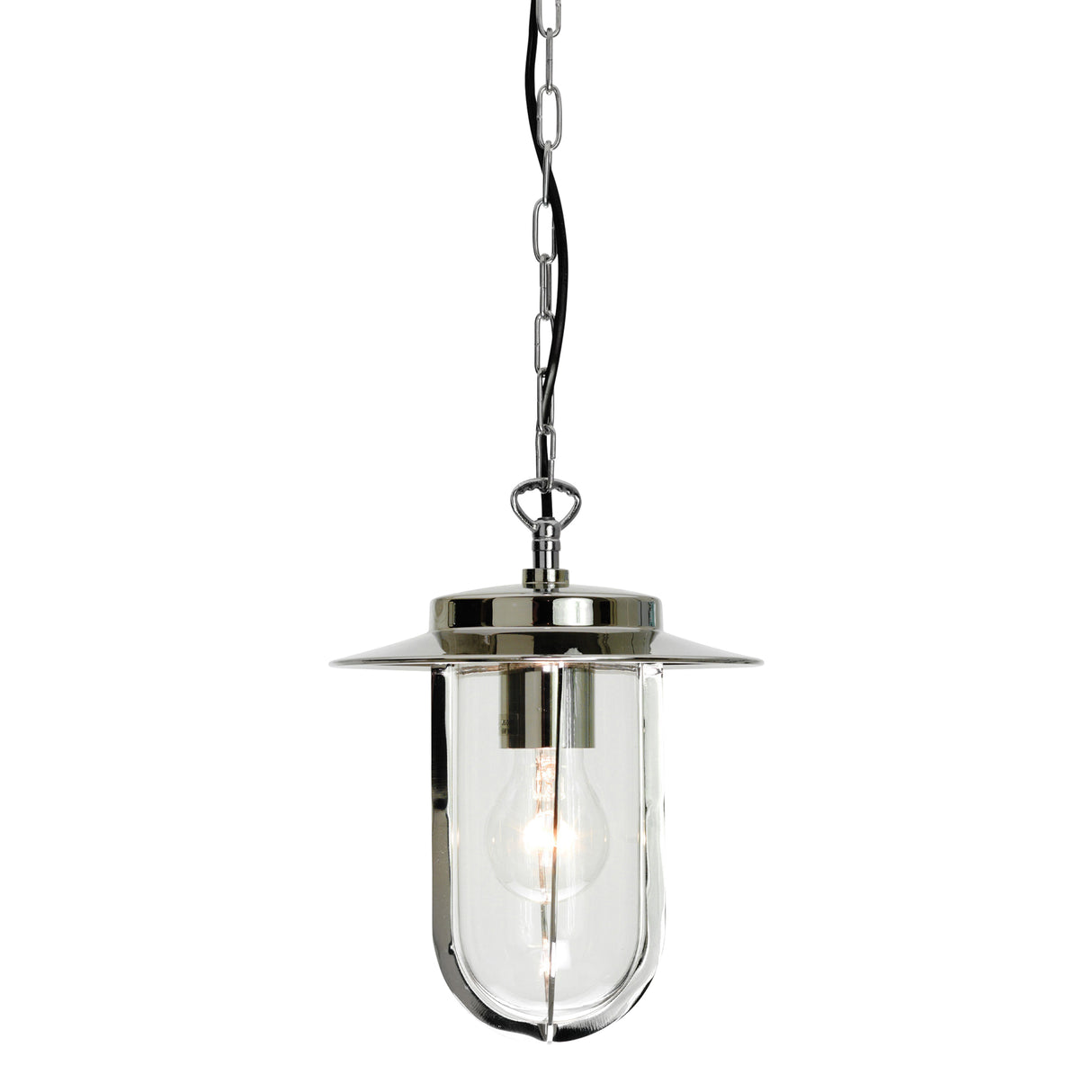 Astro Montparnasse Pendant Polished Nickel Outdoor Pendant Light